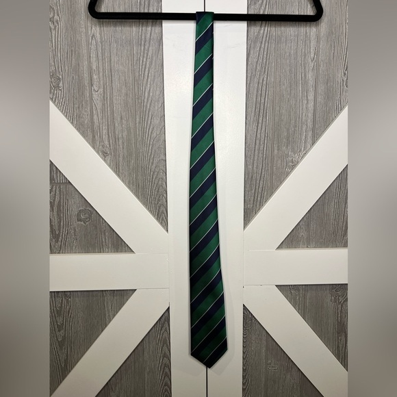 E1.12 College Striped Ties - Woven Necktie - Mens Ties Neck Tie by Scott Allan - Picture 3 of 8